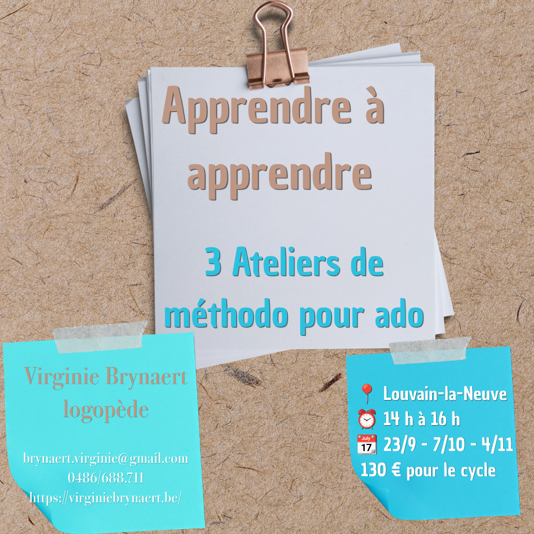 Ateliers du mercredi après-midi — Apprendre à apprendre